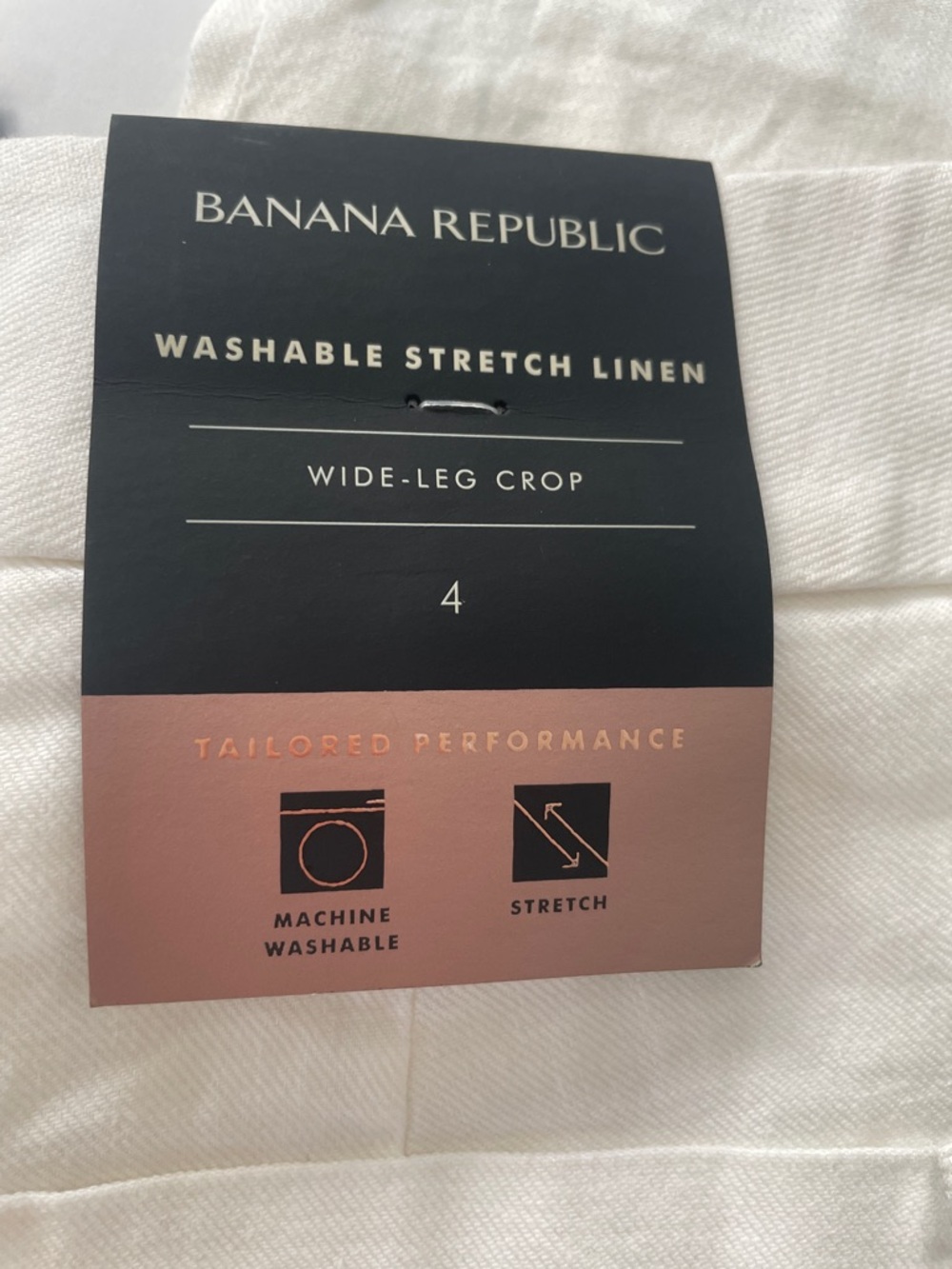 NWT Banana Republic Linen Blend Pants | 4 - Picture 8 of 12